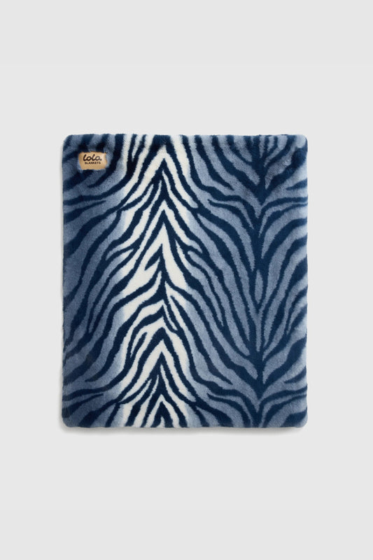 The Lola Pet Pad | Blue Zebra