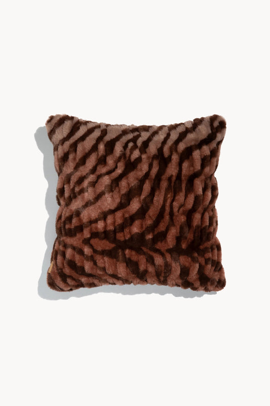 Terracotta Zebra Pillow